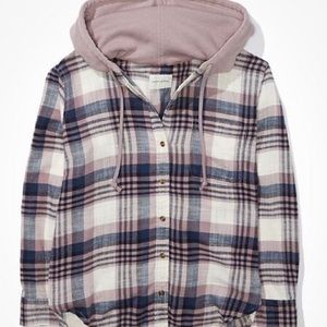 AE Cozy Cabin Flannel Hoodie (NOT FOR SALE - JUST LOOKING TO PURCHASE)